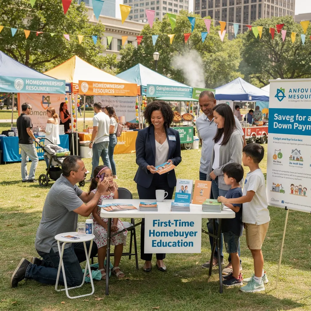 Консультант по недвижимости, помогающий молодым покупателям с планированием покупки жилья.