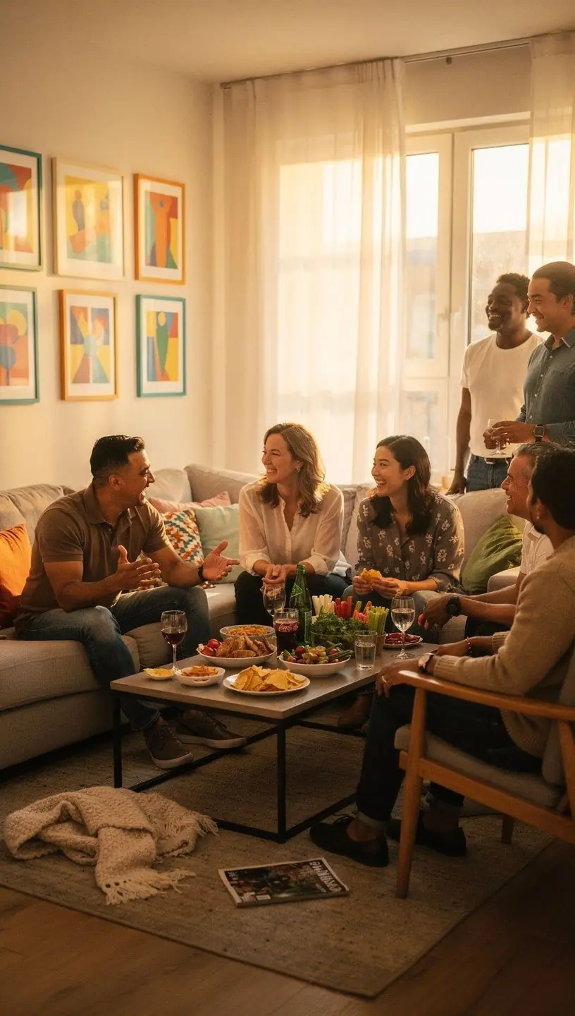 Сцена, где консультант помогает покупателю с вопросами о кредитовании жилья.