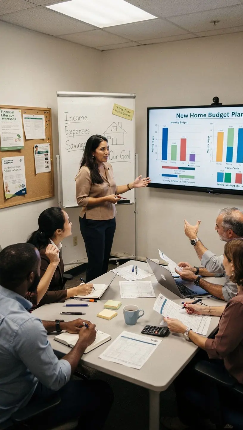 График, демонстрирующий процесс получения помощи с первоначальным взносом для новых владельцев.